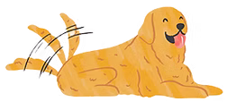 yellow lab illustration